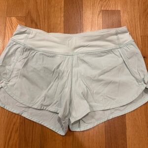 Ivviva by lululemon girls mint green speedy shorts size 12